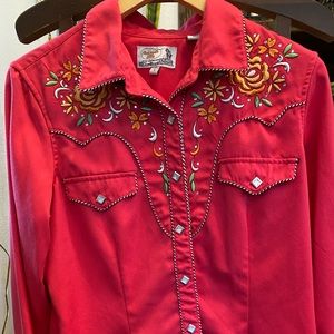 Vintage Western Top / Blouse / Shirt